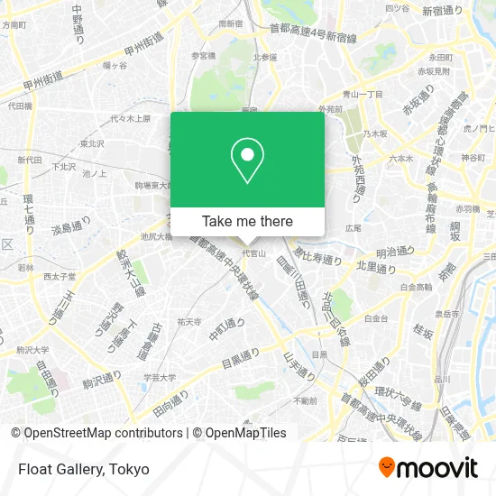 Float Gallery map