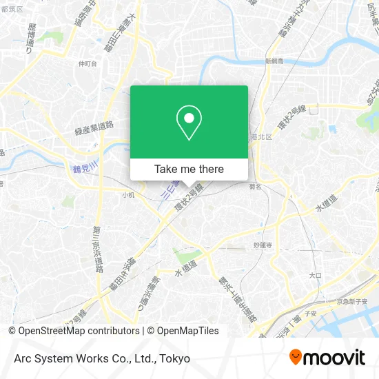 Arc System Works Co., Ltd. map