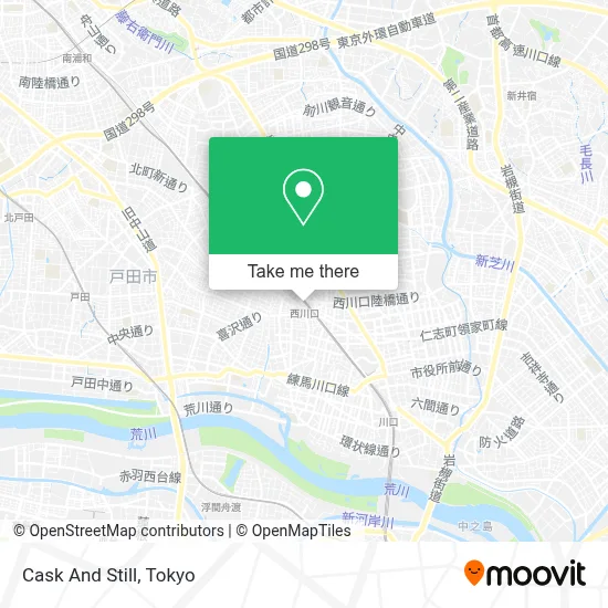 Cask And Still map