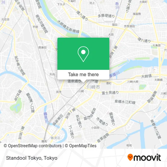 Standool Tokyo map