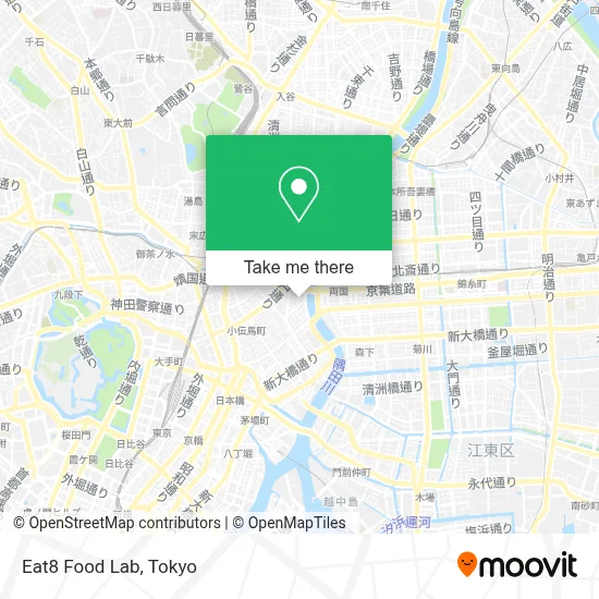 Eat8 Food Lab map