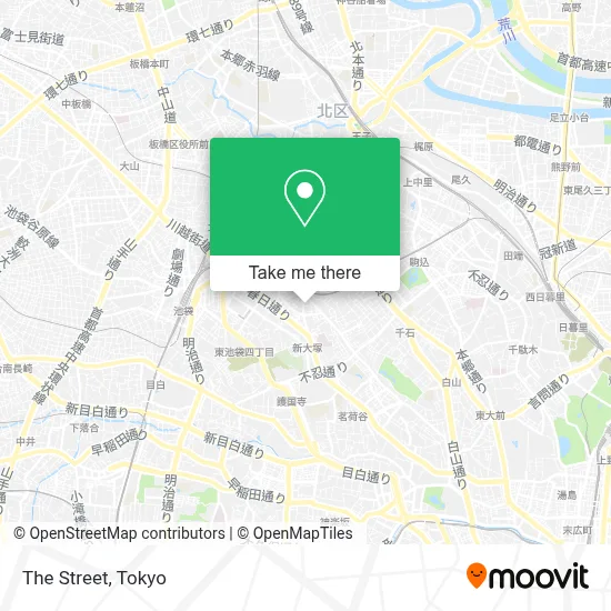 The Street map