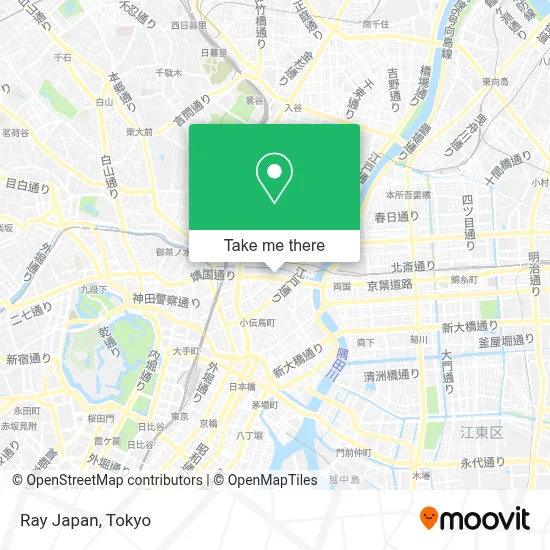 Ray Japan map