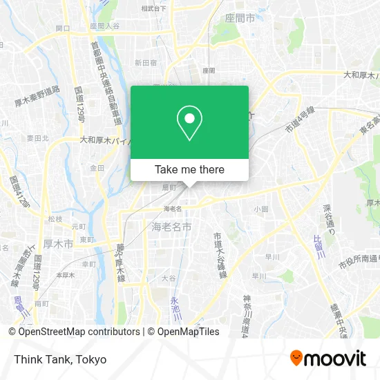 Think Tank map