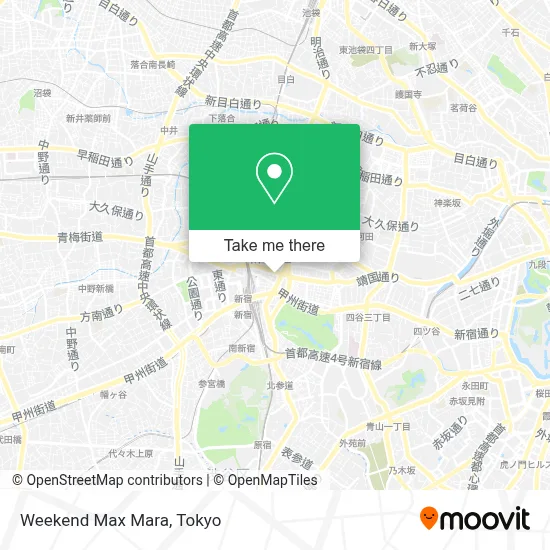 Weekend Max Mara map