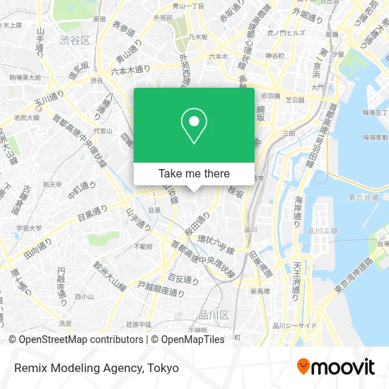 Remix Modeling Agency map