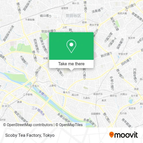 Scoby Tea Factory map