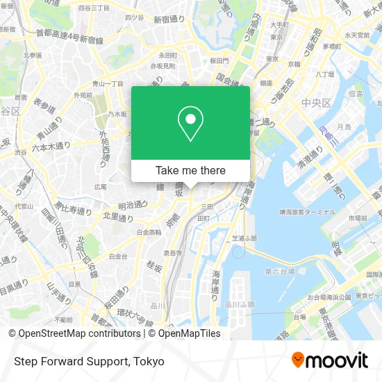 Step Forward Support map