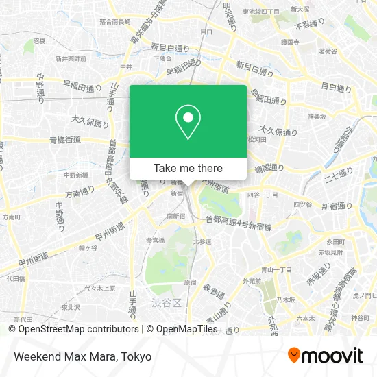 Weekend Max Mara map
