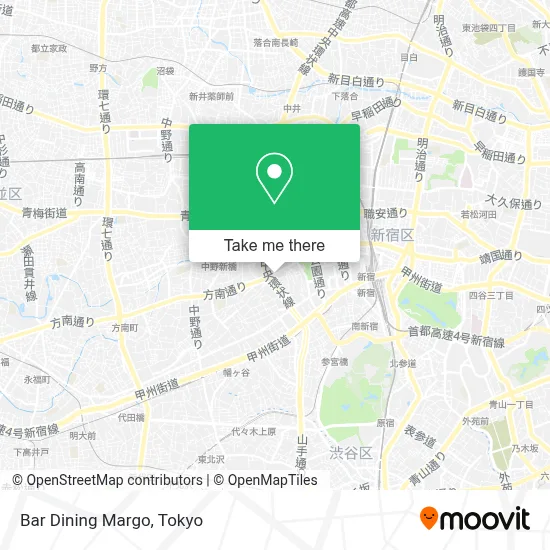 Bar Dining Margo map