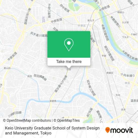 Keio University Graduate School of System Design and Management map