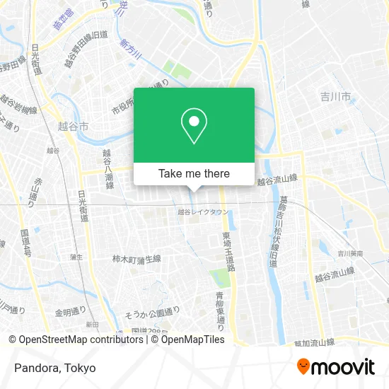Pandora map