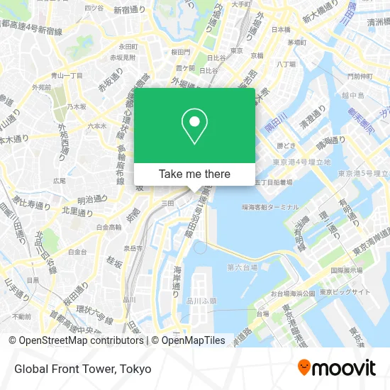 Global Front Tower map