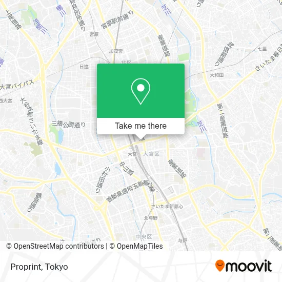 Proprint map
