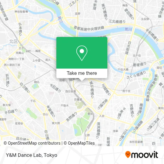 Y&M Dance Lab map