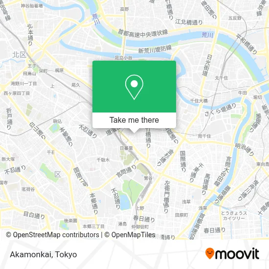 Akamonkai map