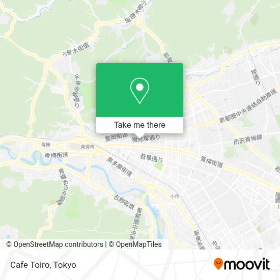 Cafe Toiro map