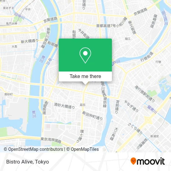Bistro Alive map