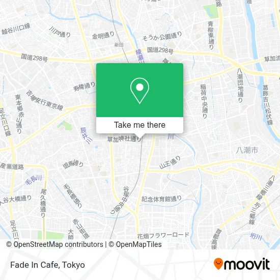 Fade In Cafe map