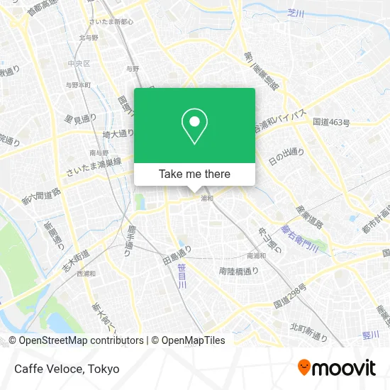 Caffe Veloce map