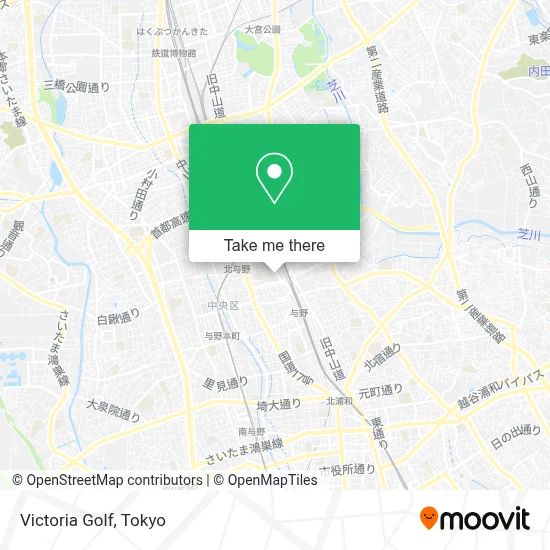Victoria Golf map