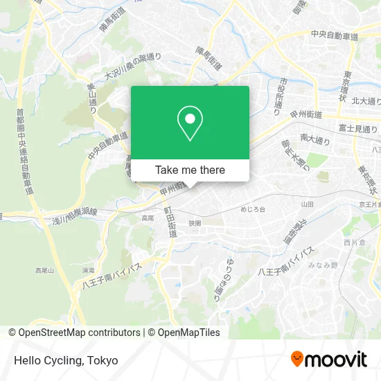 Hello Cycling map