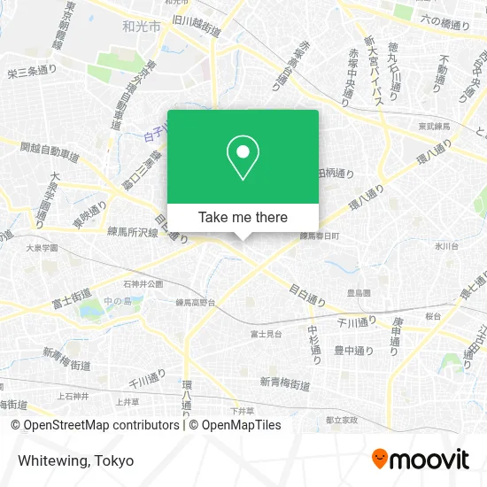 Whitewing map