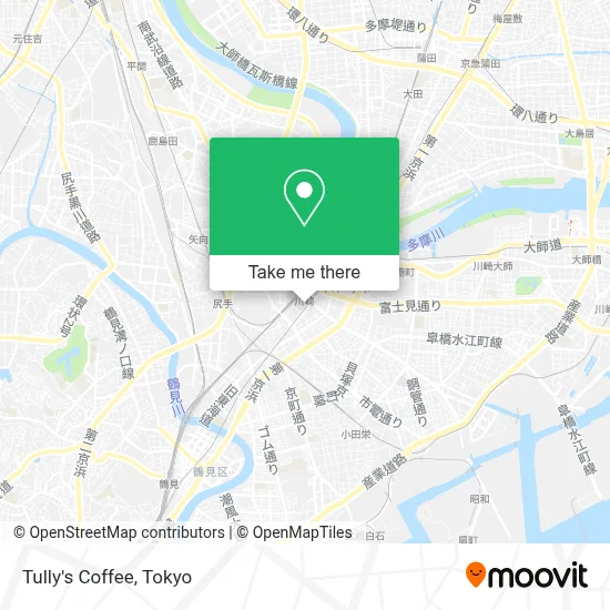 Tully's Coffee map