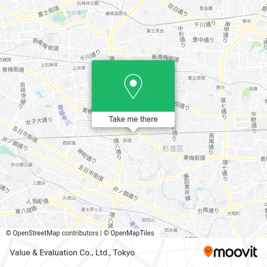Value & Evaluation Co., Ltd. map
