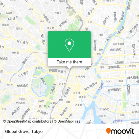 Global Grove map