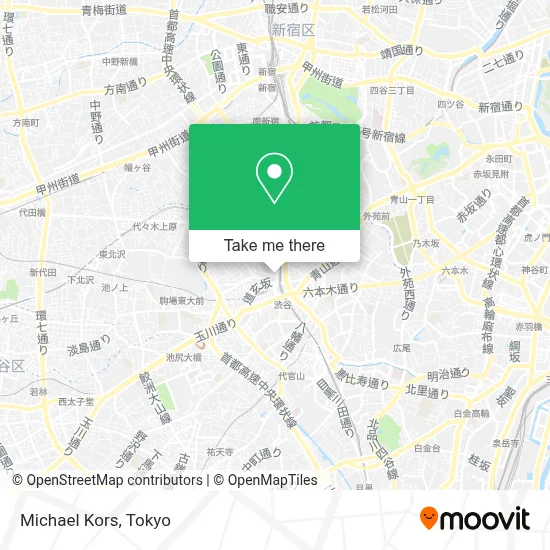 Michael Kors map
