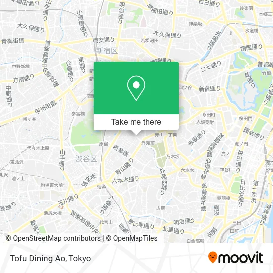 Tofu Dining Ao map