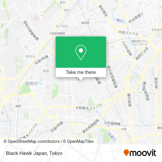 Black Hawk Japan map