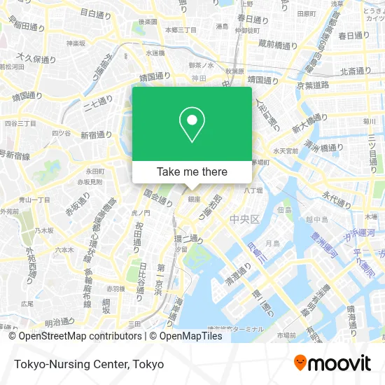 Tokyo-Nursing Center map