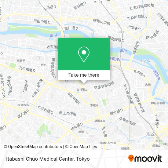 Itabashi Chuo Medical Center map