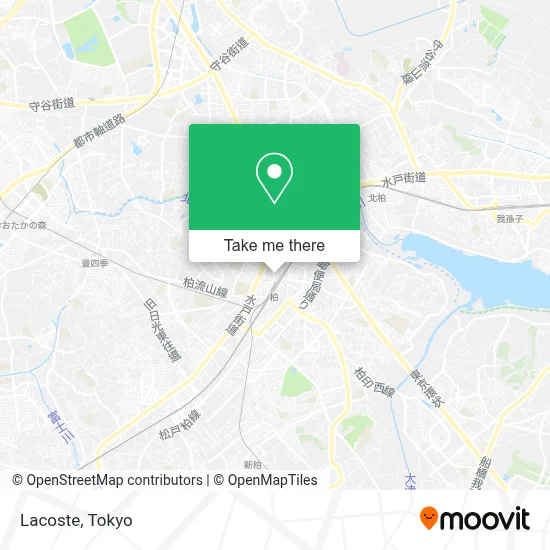 Lacoste map