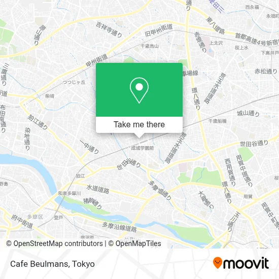 Cafe Beulmans map