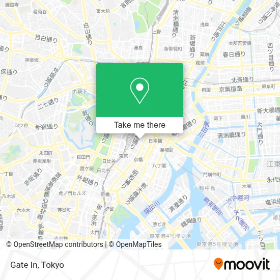 Gate In map