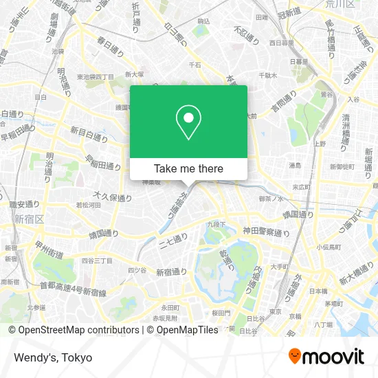 Wendy's map