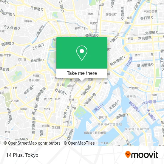 14 Plus map