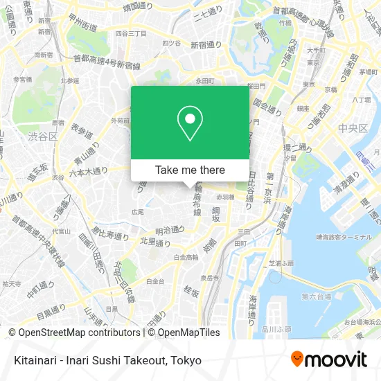 Kitainari - Inari Sushi Takeout map