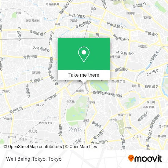 Well-Being.Tokyo map