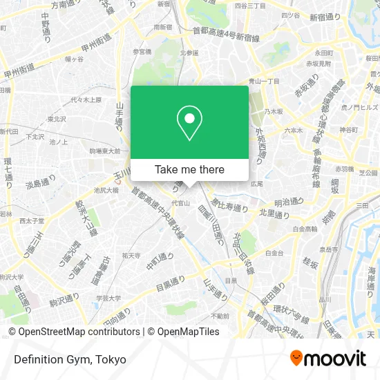 Definition Gym map