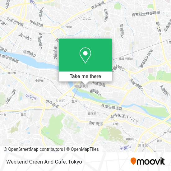 Weekend Green And Cafe map