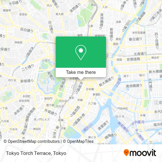 Tokyo Torch Terrace map