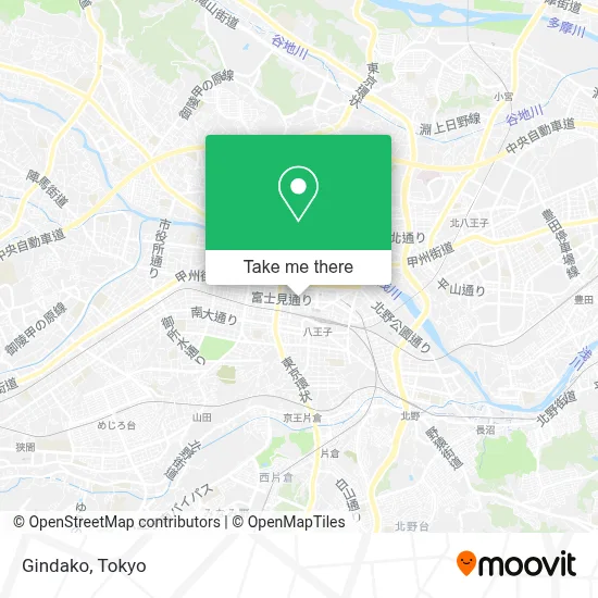 Gindako map