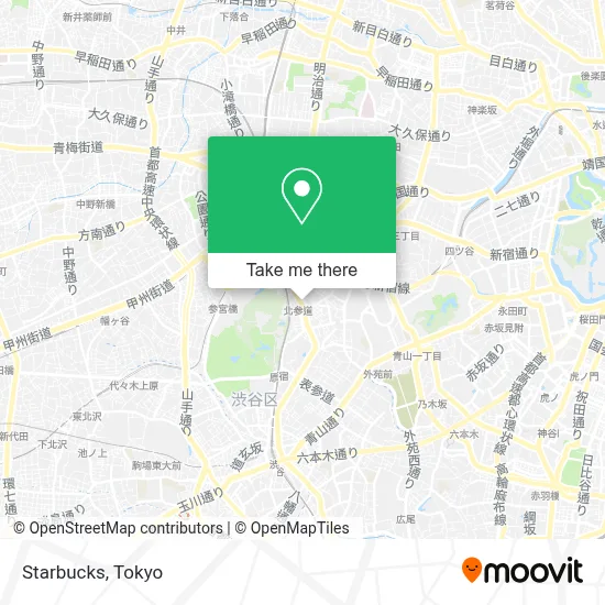 Starbucks map