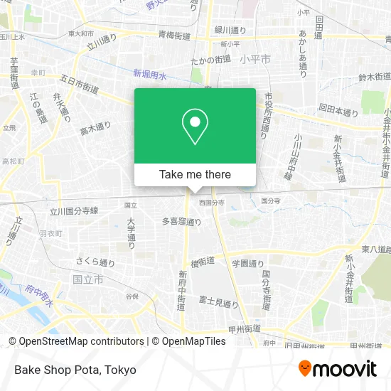 Bake Shop Pota map
