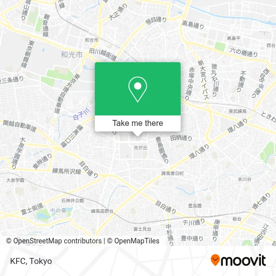 KFC map