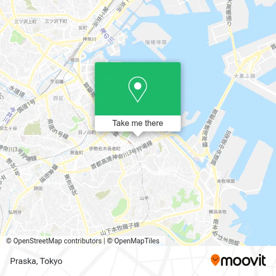 Praska map